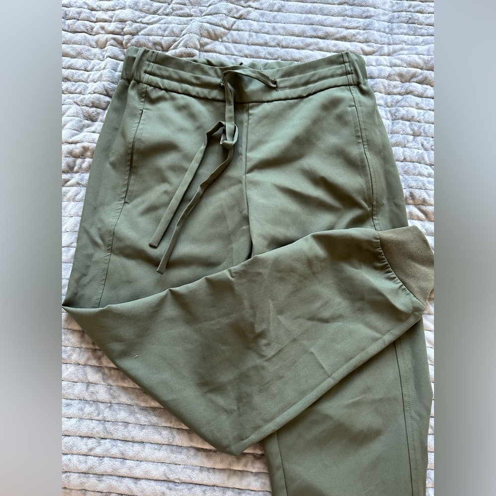 army green jogger pants